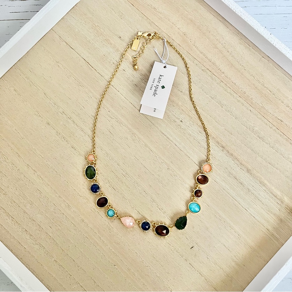 Kate Spade New York “Perfectly Imperfect” multistone necklace - new